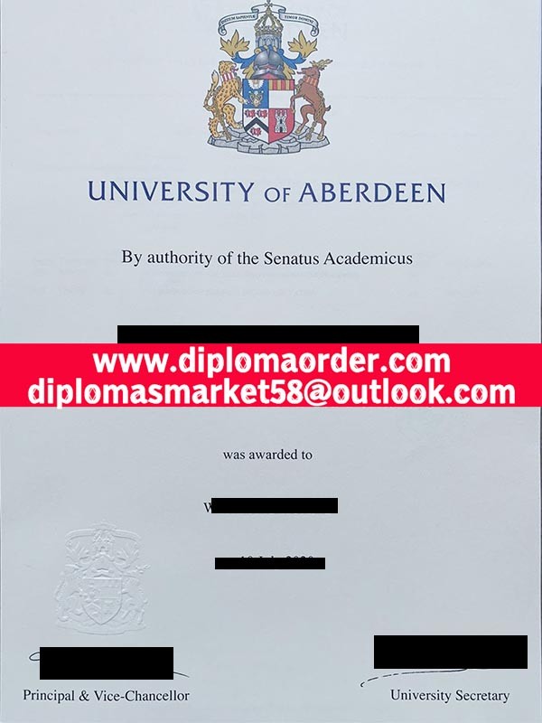 University of Aberdeen degree,buy a degree online.